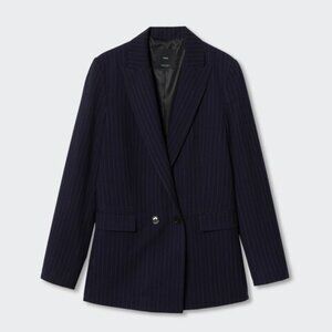 Navy Blue pinstripe blazer